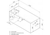 Ванна акриловая West 120*70 с каркасом и панелью 36-38 Aquanet