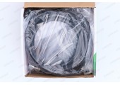 Смеситель для душа Afina-003 SET черный со шлангом, лейкой и кронштейном Plamix