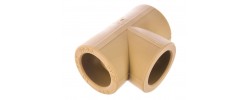 Тройник 25 VALFEX серый