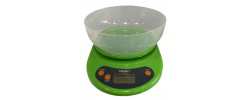 Весы ВБЭ 7 кг зеленый электронные кухонные с чашкой Комфорт