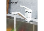 Смеситель для кухни G4517-8 белый Gappo
