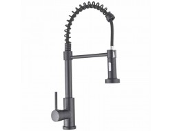 Смеситель д/кухни MIXXUS PREMIUM SPRING 017 GRAPHITE Ø35 (8 шт/ящ)