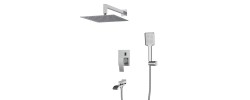 Душевая система KB-66007-01 встраиваемая, хром Koer