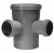 Крестовина двухплоскостная 110/50/50/90° Flextron