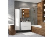 Пенал консольный из ДСП и МДФ Сити п6-35 правый Briz