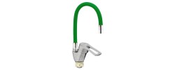 Смеситель д/кухни AKSA FAM-04-01-REFL.GREEN Ø40 GREEN  (10 шт/ящ)