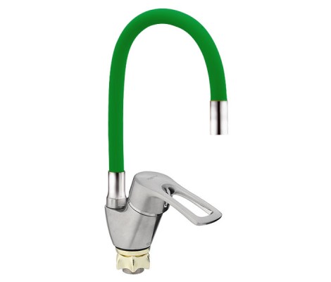 Смеситель д/кухни AKSA FAM-04-01-REFL.GREEN Ø40 GREEN  (10 шт/ящ)