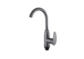 Смеситель для кухни PLAMIX CEZAR-011-B SET Graphite (с подводкой)