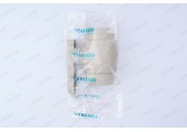 Кран пластиковый шаровый 40 латунный шар Standart серый Pro Aqua