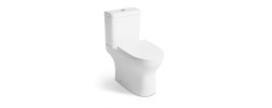 Унитаз-компакт Happy Rimless RD-027 с сиденьем полипропилен, белый 640*380*760 B Redo