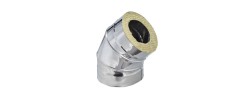 Отвод Термо 45* сендвич ОТ-Р 430-0,5/430 D 150/210 2S ТиС