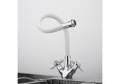 Смеситель для кухни R44127-7 белый Frud