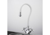 Смеситель для кухни R44127-7 белый Frud