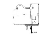 Смеситель для кухни G4398-12 с фильтром Gappo