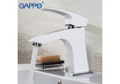 Смеситель для раковины G1007-7 белый хром Ø35 Gappo