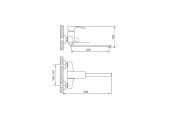 Смеситель для ванны G2207-7 белый Gappo