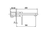 Смеситель для раковины G1017-16 черный Gappo