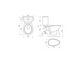 Унитаз-компакт Бриз 1WH302138 Santek