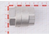 Клапан обратный    ZEISSLER  никелированный   1