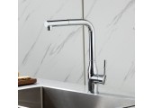Смеситель для кухни хром F6096 выдвижная  лейка (Ø35, на гайке) FRAP
