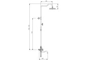 Душевая система G2489-4 бронза Gappo