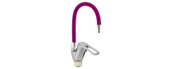 Смеситель д/кухни AKSA FAM-04-01-REFL.PURPLE Ø40 PURPLE  (10 шт/ящ)