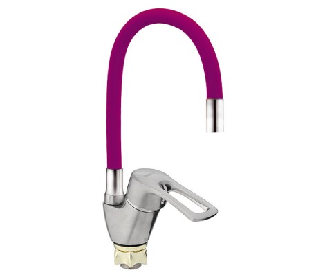 Смеситель д/кухни AKSA FAM-04-01-REFL.PURPLE Ø40 PURPLE  (10 шт/ящ)