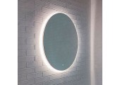 Зеркало 80*60 LED подсветкой с сенсор выкл, универсальное крепление 488ску эллипс КЗСК