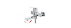 Смеситель д/ванны ZERIX TRS-009 EURO (LR3140)
