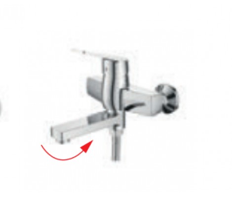 Смеситель д/ванны ZERIX TRS-009 EURO (LR3140)