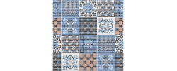 Коврик мерный для ванны HOMEMAT AQUATIC Преоброжение 0,80х15м 225PT-orange-blue ВИЛИНА