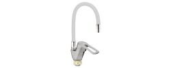 Смеситель д/кухни AKSA FAM-04-01-REFL.WHITE Ø40 WHITE  (10 шт/ящ)