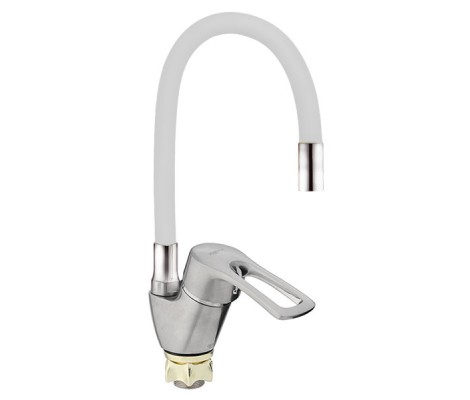 Смеситель д/кухни AKSA FAM-04-01-REFL.WHITE Ø40 WHITE  (10 шт/ящ)