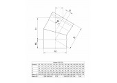 Колено угол 135° 430/0,5 мм Ø180 f2311 Ferrum