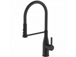 Смеситель д/кухни MIXXUS PREMIUM SUMMER 017 BLACK REFL.BLACK Ø35 (8 шт/ящ)