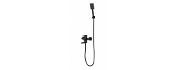 Смеситель д/ванны AKSA BAS-03-17-BLACK из нерж.стали