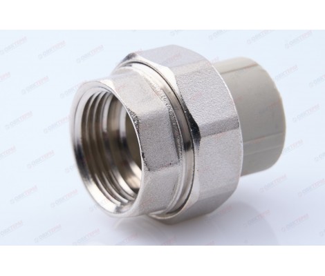 Разборное соединение 20 * 3/4 в VALFEX серый