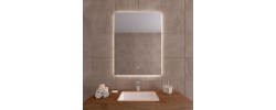 Зеркало  800х600 Prima с LED подсветкой и сенсорным выкл.Кайман Glassiko