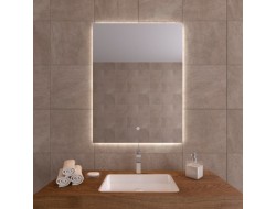 Зеркало  800х600 Prima с LED подсветкой и сенсорным выкл.Кайман Glassiko