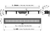 Трап-лоток 55см APZ10- 550 ALKAPLAST