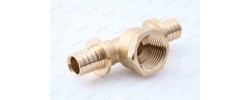 Тройник аксиальный 16-2,2 х 1/2 х 16-2,2 в H-T1602F TIM