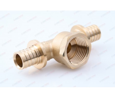 Тройник аксиальный 16-2,2 х 1/2 х 16-2,2 в H-T1602F TIM