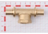 Тройник аксиальный 16-2,2 х 1/2 х 16-2,2 в H-T1602F TIM