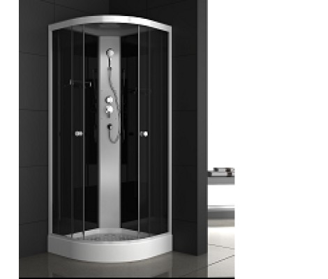 Душевая кабина BST 8520 85*85*210 тонированное стекло 4мм, низкий поддон ОДА