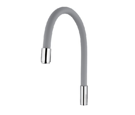 Излив силиконовый серый Mixxus Premium 