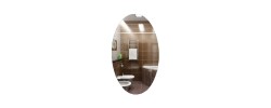 Зеркало Эллипс 66*39 Eva Gold