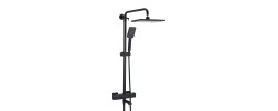 Душевая система G2491-6 хром черный Gappo