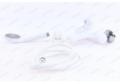 Смеситель д/ванны PLAMIX LUCAS-009 EURO SET WHITE (с шлангом, лейкой и кронштейном) (24 шт/ящ)