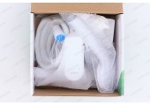Смеситель д/ванны PLAMIX LUCAS-009 EURO SET WHITE (с шлангом, лейкой и кронштейном) (24 шт/ящ)