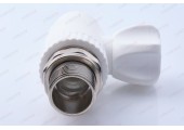 Кран шаровый  радиаторный прямой 25х3/4
